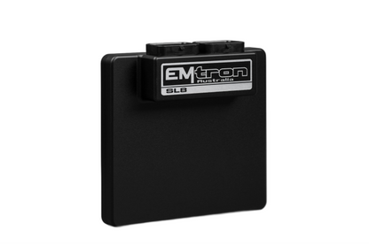 Emtron SL8 Standalone ECU housed in a durable billet aluminium enclosure with ports for 8 channels of fully sequential Fuel and Ignition